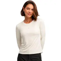 Siroko Wander Sand T-shirt Met Lange Mouwen Beige M Vrouw