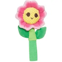 BARK penny pechewnia bloem pluche roze/geel - 24x14x4 cm tot 20 kg