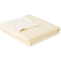 Little Dutch Gebreid wiegdeken - Fleece – Wit – Essentials