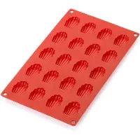 Lékué Bakvorm 20 Madeleines - Siliconen - Red