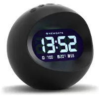 Bennies Fifties Newgate Centre Of The Earth LCD Alarm Klok - Zwart