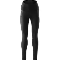 Gonso - Women's Essential Tight High Waist Therm - Fietsbroek 44, zwart