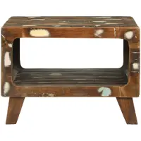 vidaXL Salontafel, 50 x 50 x 35 cm, massief, gerecycled hout