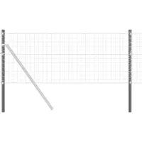 vidaXL Hekpaal 12 st Grijs 110 cm Poedercoated staal