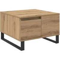 vidaXL Salontafel Artisan-Eik, 55 x 55 x 36,5 cm, houtvezel