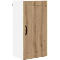 vidaXL Wandkast LUCCA Artisanaal eiken 40 x 31 x 80 cm Bewerkt hout