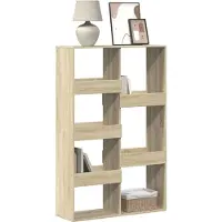 vidaXL Boekenkast 100x33x155,5 cm bewerkt hout sonoma eikenkleurig