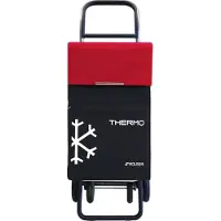 Rolser Boodschappentrolley 4 Wielen - Thermo Fresh MF - 4.2 - Zwart/Rood