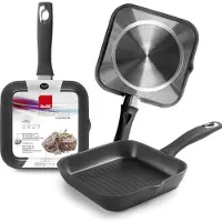 Ibili Induplus Grillpan - Aluminium - 18x18cm