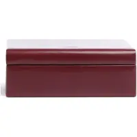 Windrose Sieraden-bewaring 'Merino' rood