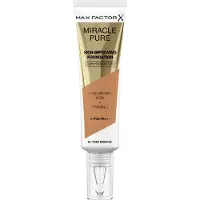 Max Factor Foundation - - MIRACLE PURE FOUNDATION - 82 Diep Brons - 30ml - Alle huidtypes