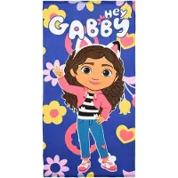 Sun City Gabby's Dollhouse strandlaken paars 70 x 140 cm - polyester