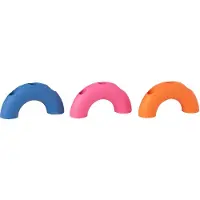 J-Line kandelaar Boog - cement - mix - 3 stuks