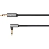 Krüger&Matz Basic Serie - Audio Kabel - 3.5 mm Jack Hoekig - 1.8 m - Flexibel