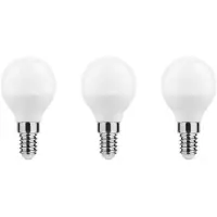 Technik LED Globelamp G80 E14 Mat - 4.9W 470lm 6000K - Koudwit - Vervangt 40W - 3 stuks