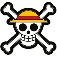 One Piece Pillow Jolly Roger 33 cm Kussens