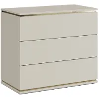 Vicco Linette Dressoir – 80 x 70 cm met 3 laden Goud