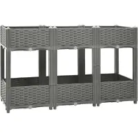 vidaXL Bartafel 120x60x105 cm wit
