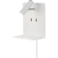 TRIO Element wandlamp met USB 3W + 2 x 1.5W wit