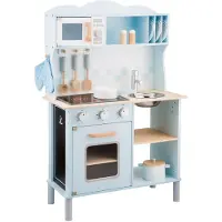 New Classic Toys Nieuwe Klassieke Speelgoed - Speelkeuken - Modern - Elektrische Kookplaat - Inclusief Accessoires - Maakt Geluid