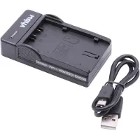 VHBW Acculader compatibel met diverse accu's van Grundig, Hitachi, Leica, Medion, Metz en Panasonic