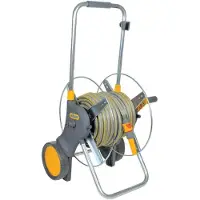 Hozelock - Slanghaspel - metalen trolley + ultramax 15-25