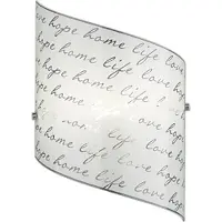 TRIO Wandlamp Signa Text