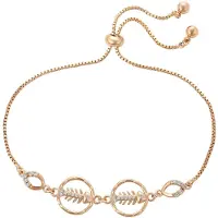 Faina Armband goud / transparant