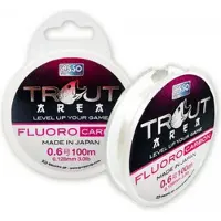 ASSO Trout Area Std 100 M Flurocarbon Transparant 0.104 mm