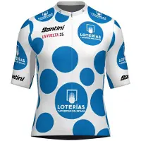 Santini La Vuelta Mountain Leader Korte Mouw Wielertrui