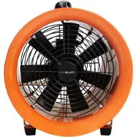 Monster MAXBLAST 550 W 110V Professionele Ventilator + 12 meter opvouwbare slang - Ø 300 mm - 550 W - afzuiger stofafzuiging