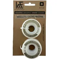 KRF Puc 2 Units Wiel Blauw,Zwart 58 x 32 mm
