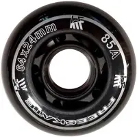 KRF Line First Skate Wheels 4 Units Zwart 72 mm / 85A