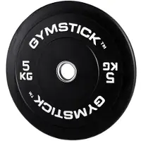 Gymstick Hi-impact 5kg Olympic Bumper Plate Zwart 5 kg