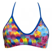 Turbo Surf And Flower Bikinitop