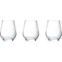 Chef & sommelier Drinkglazen - 18x stuks - tumbler - 380 ml - Glazen - Drinkglas/waterglas