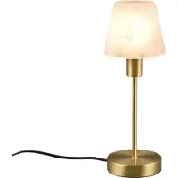 TRIO Tafellampje Luis Ii goud met wit glas
