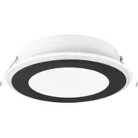 TRIO Inbouwverlichting Aura 14,8cm zwart
