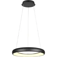 TRIO Led hanglamp Cardona zwart - Ø 60cm