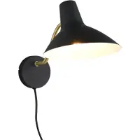 TRIO Lees wandlamp Traveller zwart