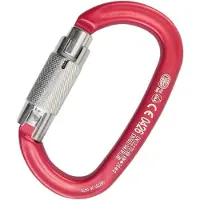 Kong Italy Ovalone Twist Lock Karabijnhaak Rood