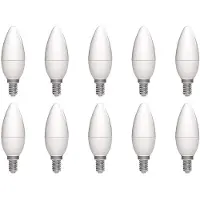 Avide E14 LED Lamp 4.5W - 470lm - 4000K - Neutraal Wit - LED Kaarslamp B35 - Vervangt 40W Gloeilamp - 10 stuks