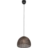 TRIO KAMARA - Hanglamp - Oud messing - excl. 1x E27 4 W - Plafondbevestiging - In hoogte verstelbaar