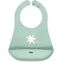 Jane Snap Babero Zachte Baby Slab Zilver Kinderen