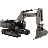 Diecast Masters - Cat 390F HEX - Graafmachine in speciale zwarte "gunmetal" finish - 1:50 - Commemorative Series