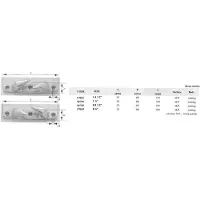 Lalizas Skene Inox 316 Left Chocks Transparant 6 mm