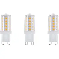 SPL G9 LED Lamp 3W Dimbaar - Warm Wit - 260lm - LED Buislamp T17 - 3 Stuks - 2700K - 230 Volt