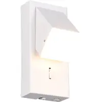 TRIO Wandspot wit Raglan met schakelaar