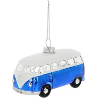 Brisa VW Collection - Volkswagen T1 Bulli Bus kerstversiering & decoratie van glas in geschenkdoos (schaal 1:40)