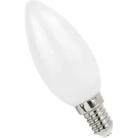 Spectrum LED LED Kaarslamp C35 E14 Mat - 4W 410lm 4000K - Neutraalwit - Vervangt 35W